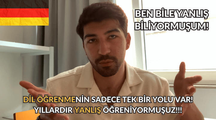 DİL ÖĞRENMENİN SADECE BİR TEK YOLU VAR! HERKES YILLARDIR YANLIŞ ÖĞRENİYORMUŞ! BENDE DAHİL!